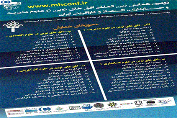 دومین همایش بین المللی افق های نوین در علوم مدیریت و حسابداری، اقتصاد و کارآفرینی ایران