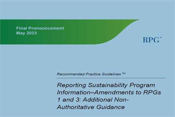 انتشار رهنمود بخش عمومی هیئت استانداردهای بین‌المللی حسابداری بخش عمومی برای گزارش اطلاعات برنامه پایداری