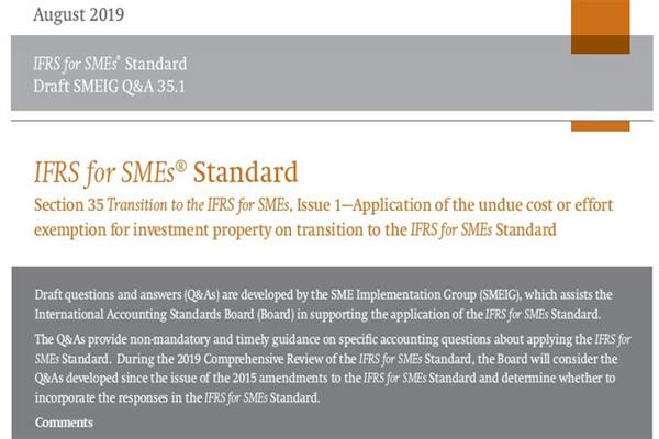 پرسش و پاسخ درباره استاندارد بین المللی گزارشگری مالی برای بنگاههای کوچک ومتوسط