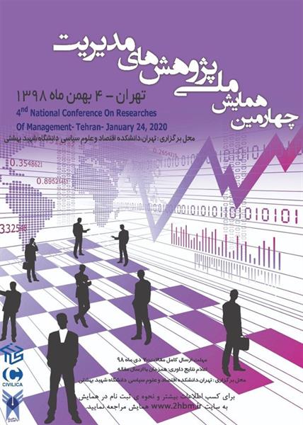 چهارمین همایش ملی پژوهشهای مدیریت، ۴ بهمن ۱۳۹۸