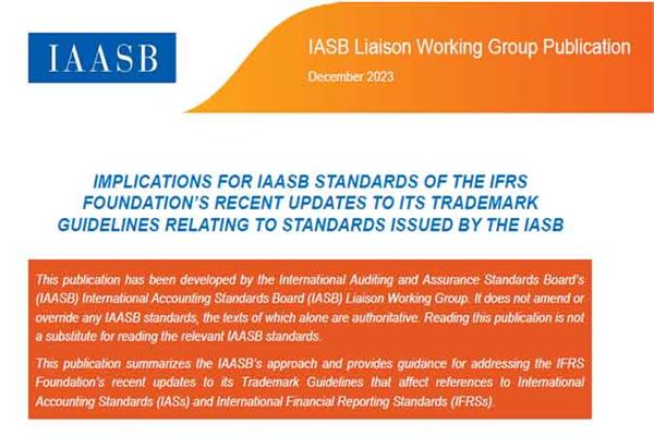 انتشار رهنمود برای حسابرسان هنگام استناد به استانداردهای بین المللی گزارشگری مالی
