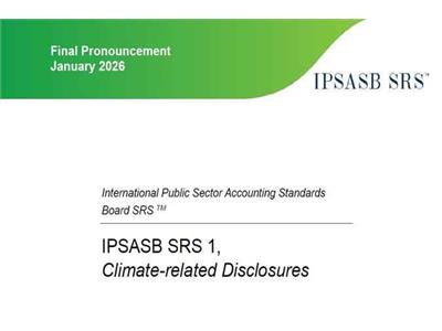 انتشار اولین استاندارد بخش عمومی برای موارد افشای مربوط به آب وهوا