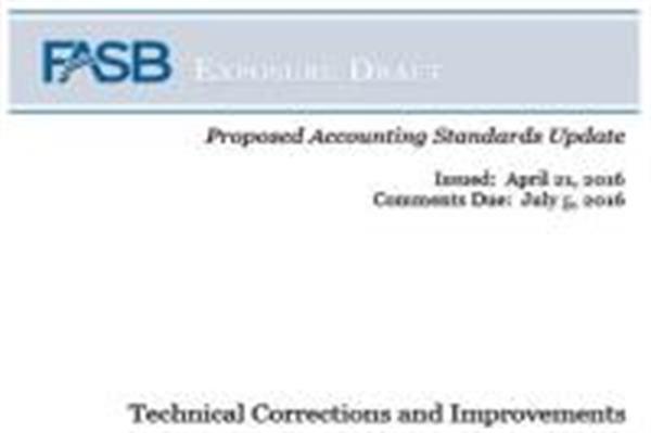 پیشنهاد اصلاحات و تغییرات فنی در استانداردهای حسابداری